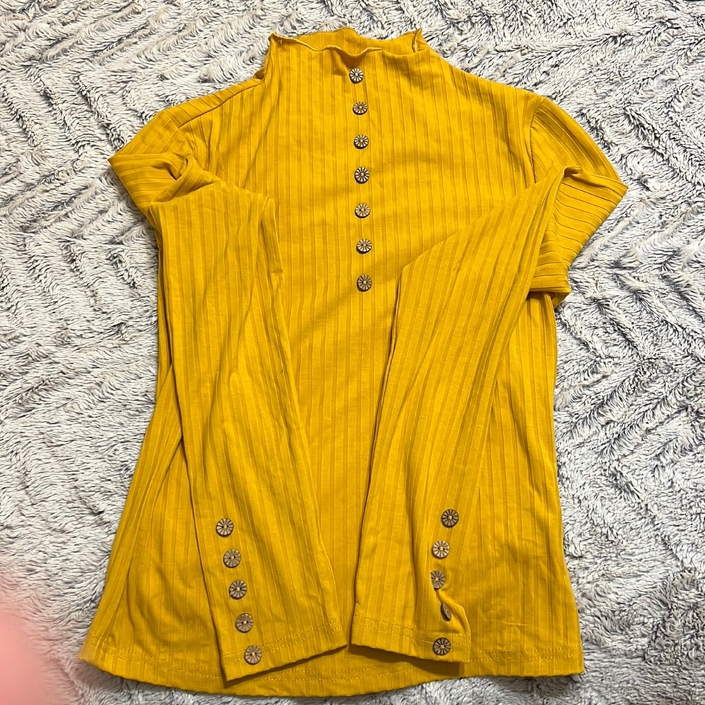 SHEIN mustard top